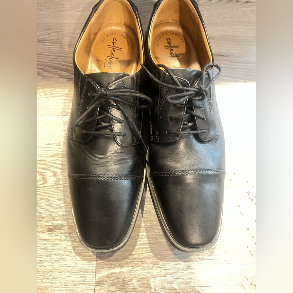 Classic Black Men's Lace-Up Dress Shoes